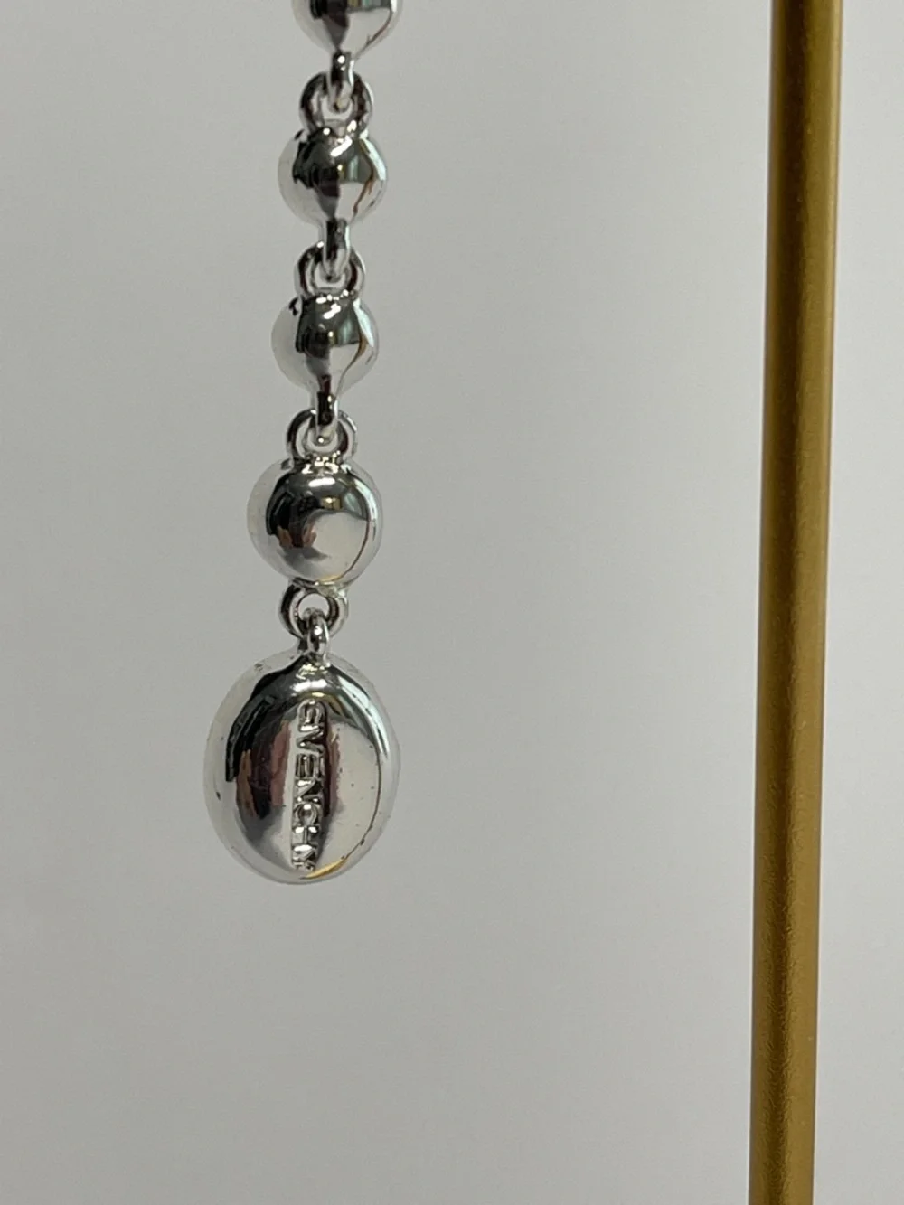Vintage Y2K Givenchy pink crystal drop dangle earrings